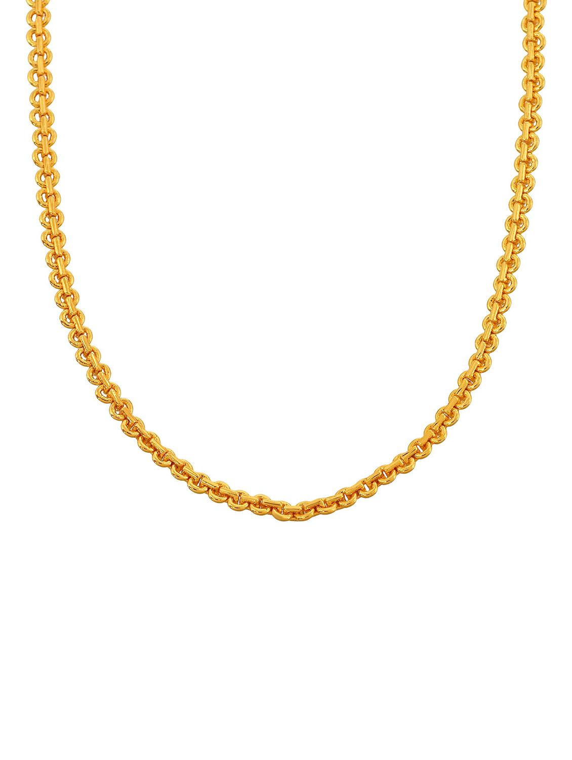 gold plated necklace chain - 18573529 - Standard Image - 2