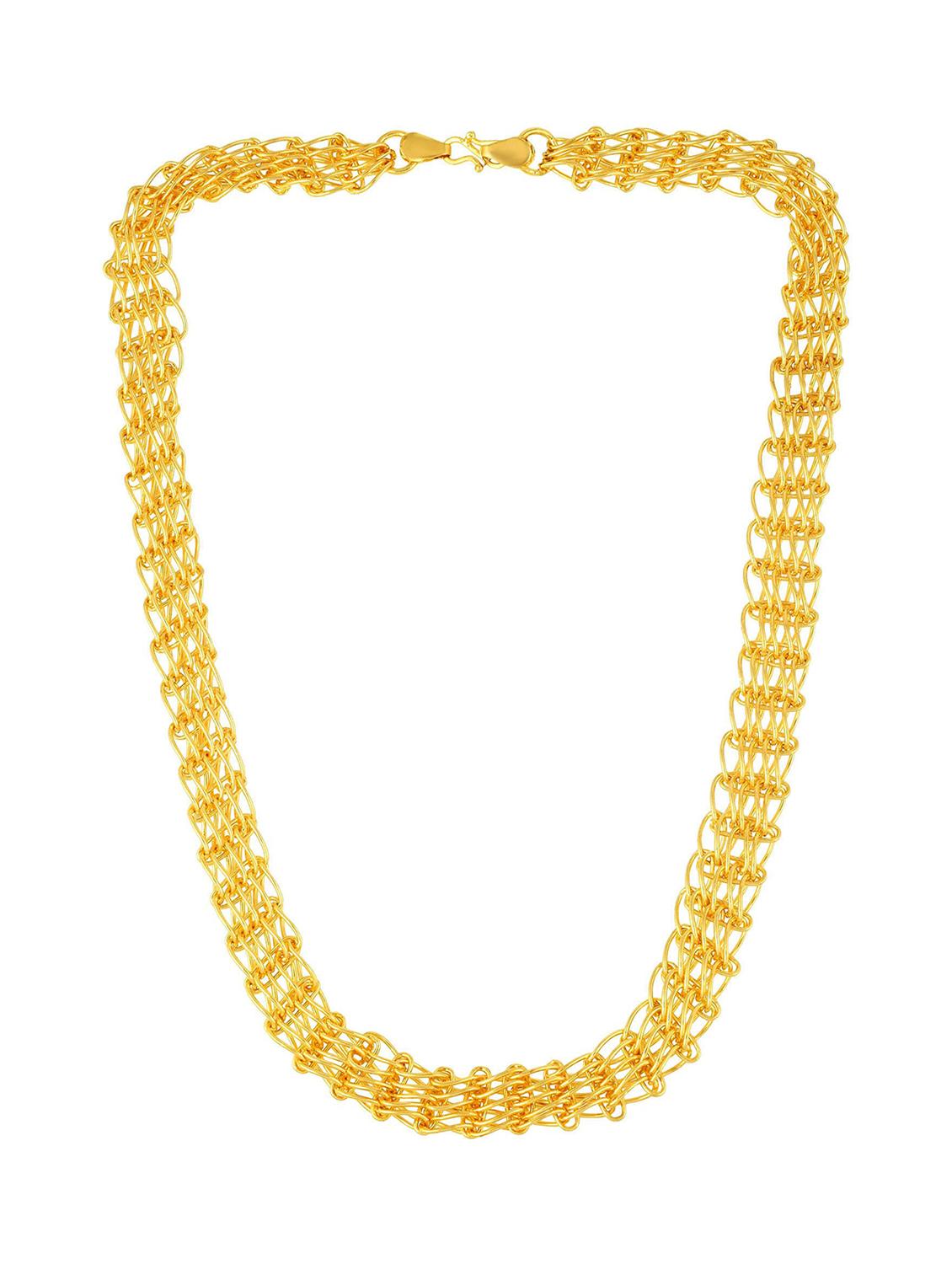 gold plated necklace chain  - 18573558 -  Zoom Image - 0