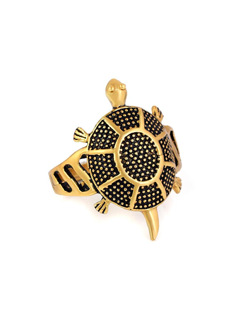 unisex gold plated ring - 18573699 - Standard Image - 2