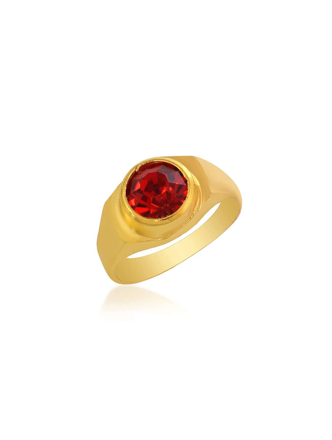 gold plated finger ring - 18573799 -  Standard Image - 2