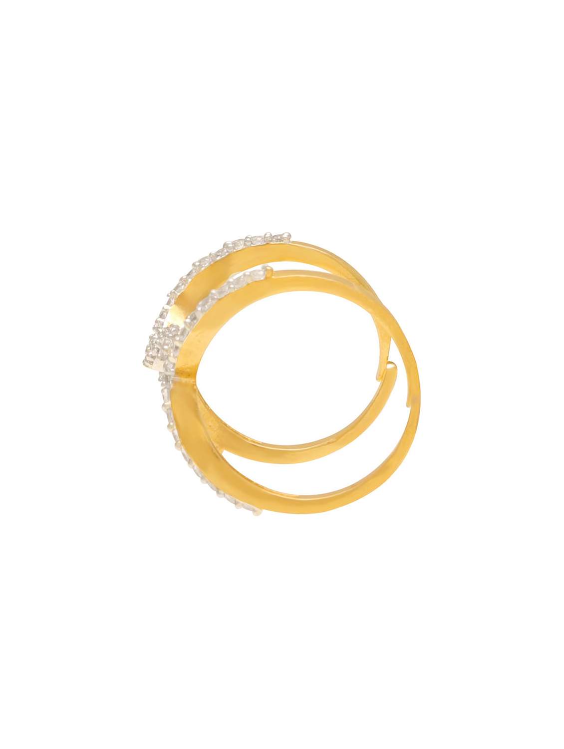gold plated finger ring - 18573800 -  Standard Image - 2