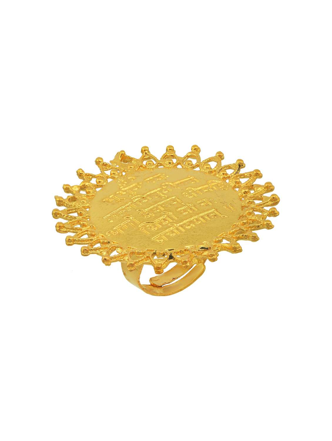 gold plated finger ring - 18573814 -  Zoom Image - 0