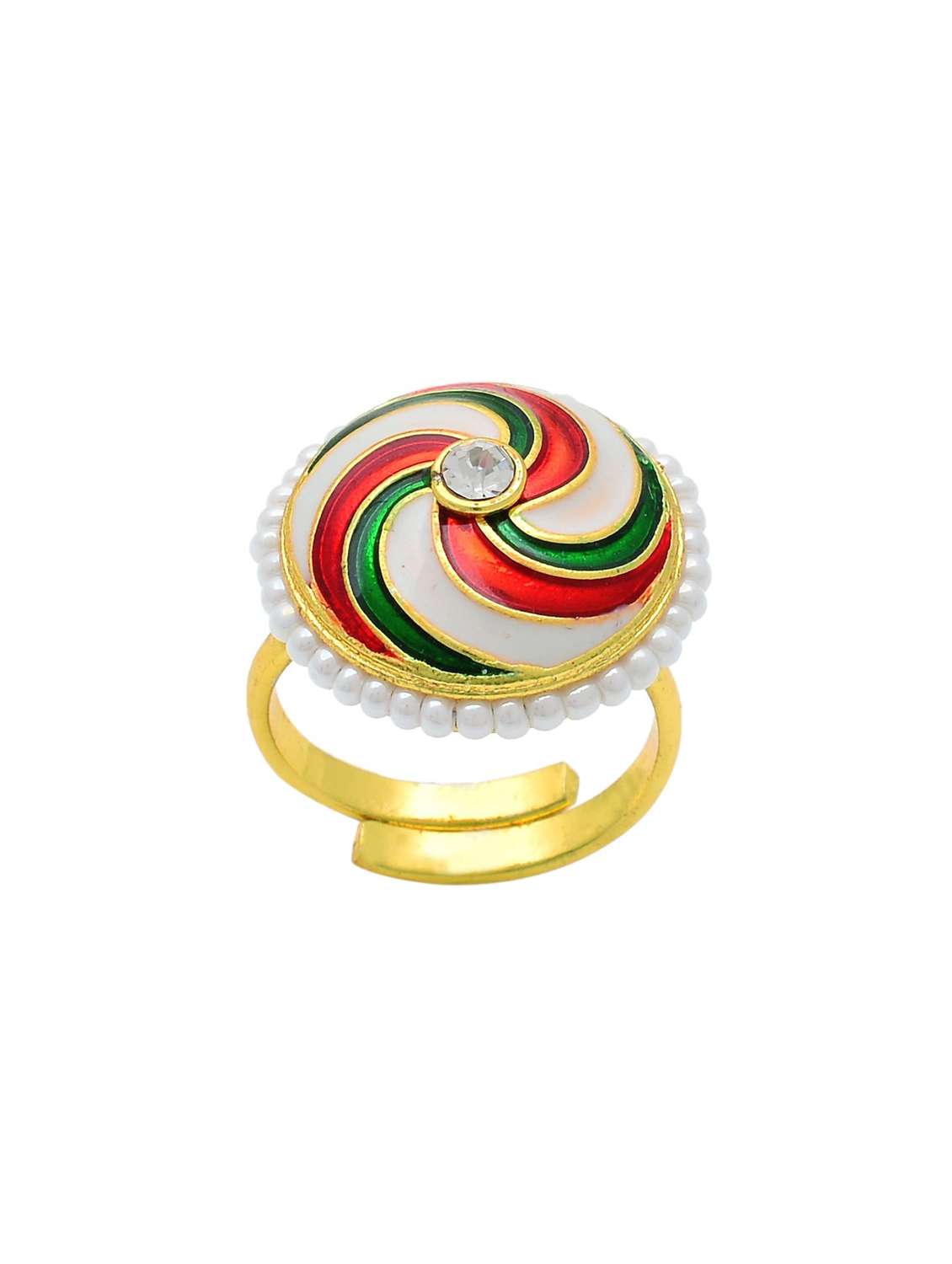 gold plated finger ring