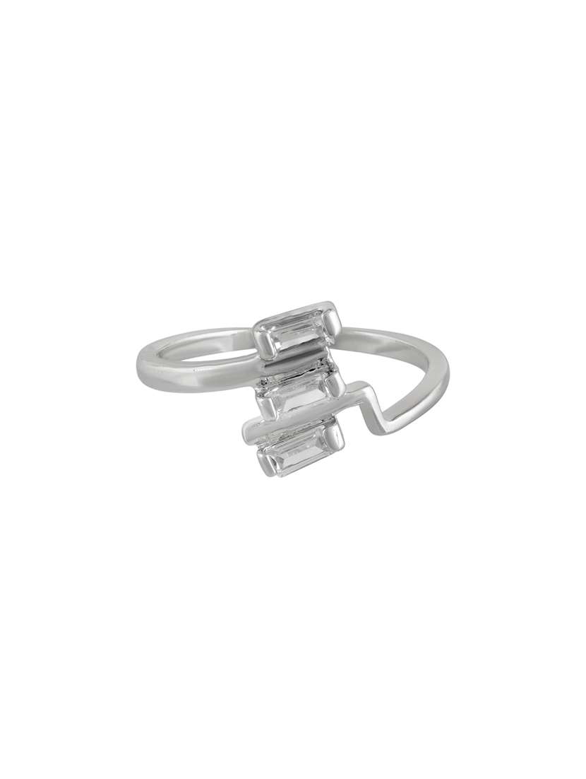 silver plated finger ring - 18573826 - Standard Image - 2