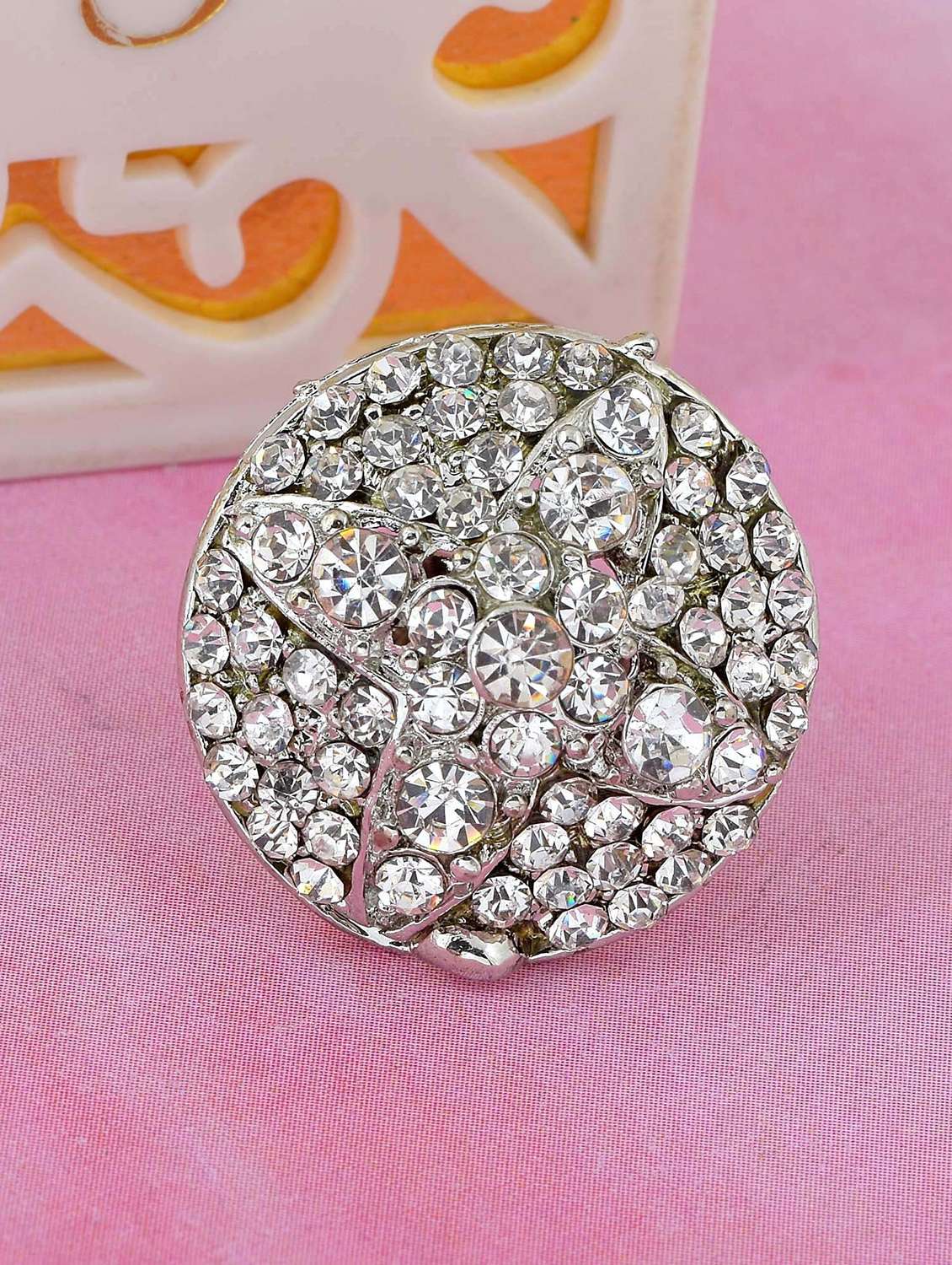 silver plated finger ring