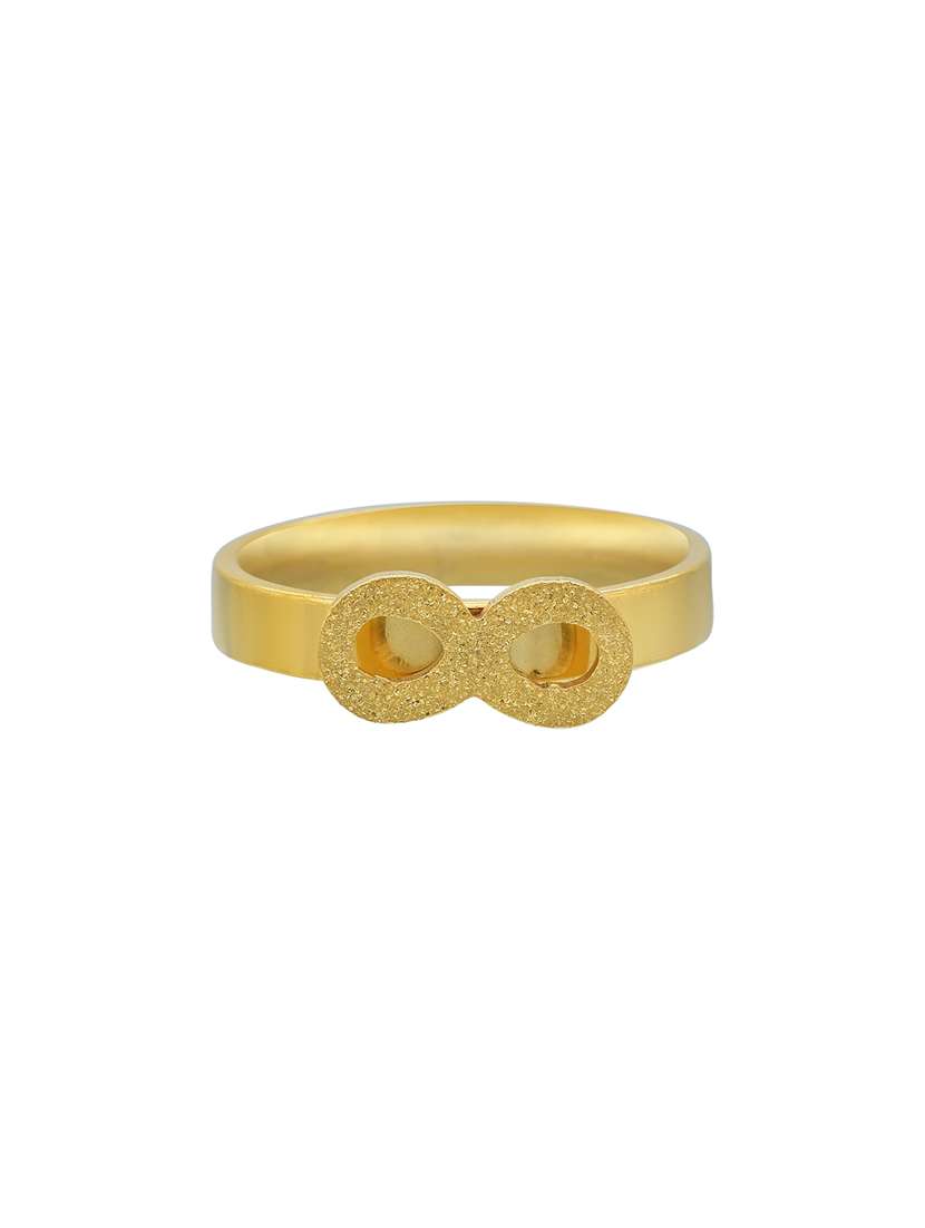gold plated finger ring - 18573850 -  Standard Image - 2
