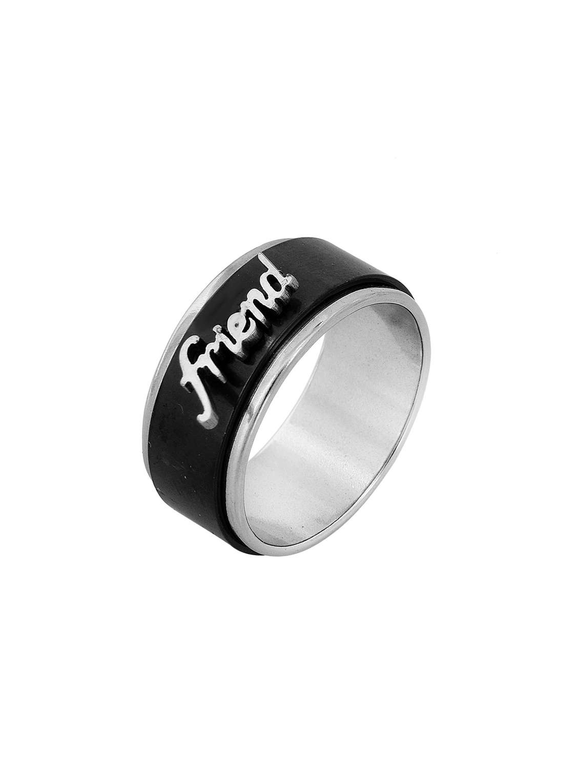 unisex silver plated ring