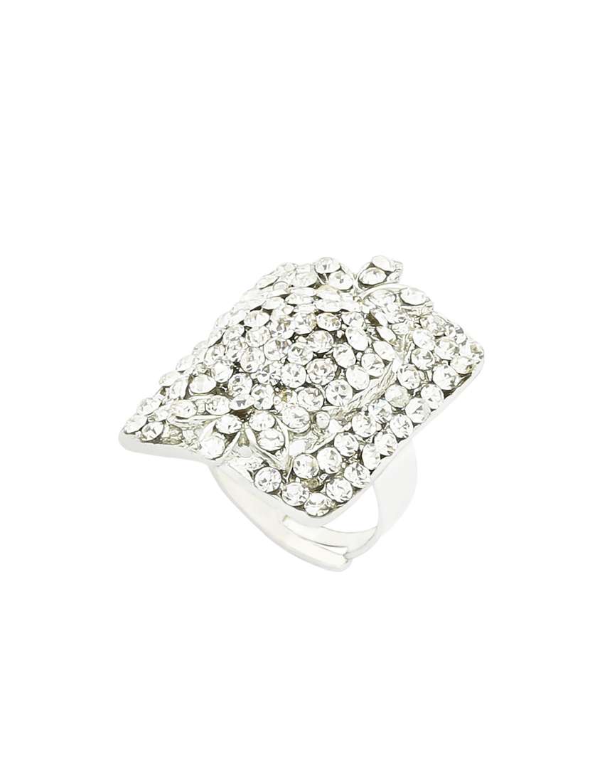 silver plated finger ring