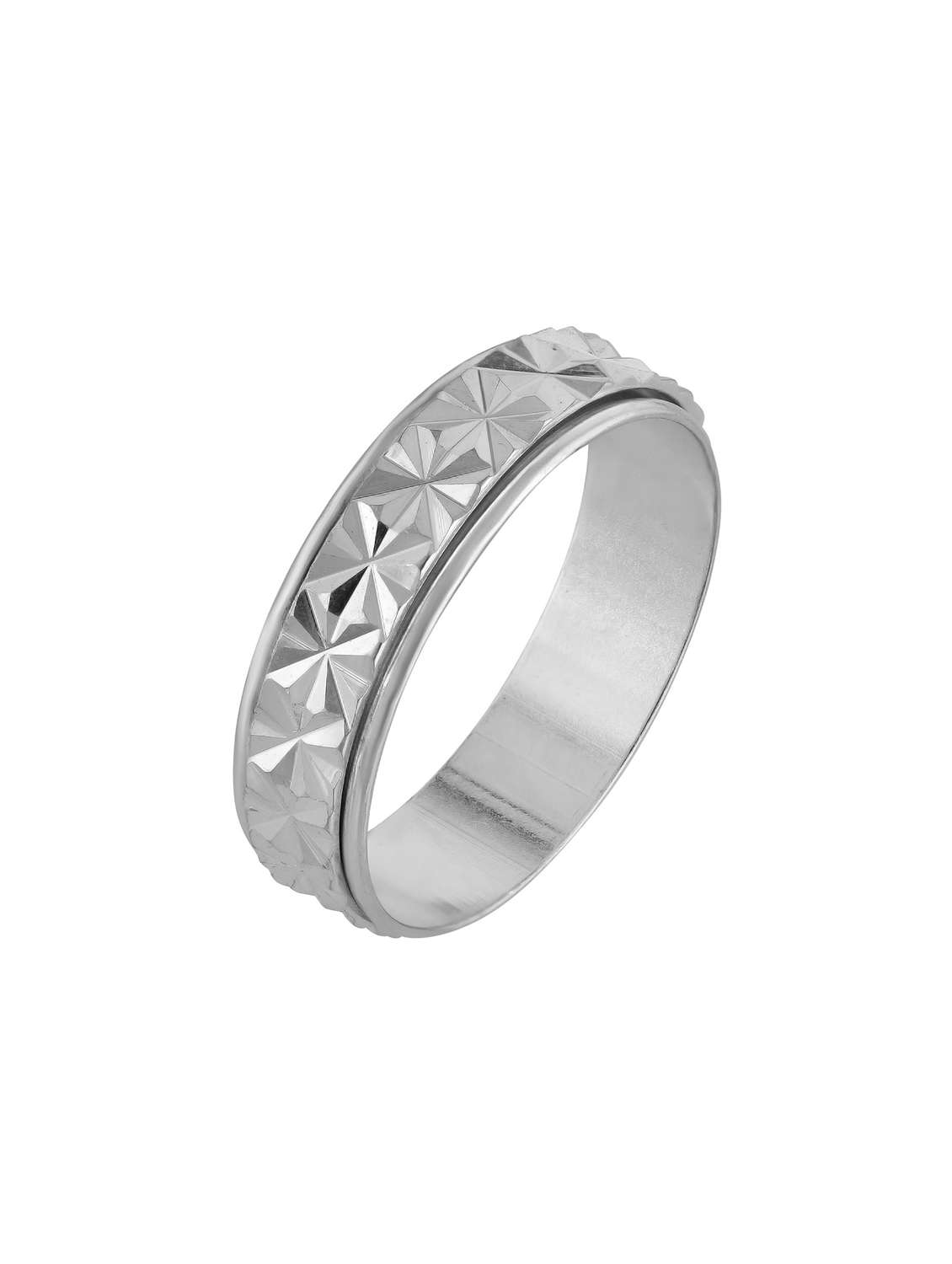 silver plated finger ring