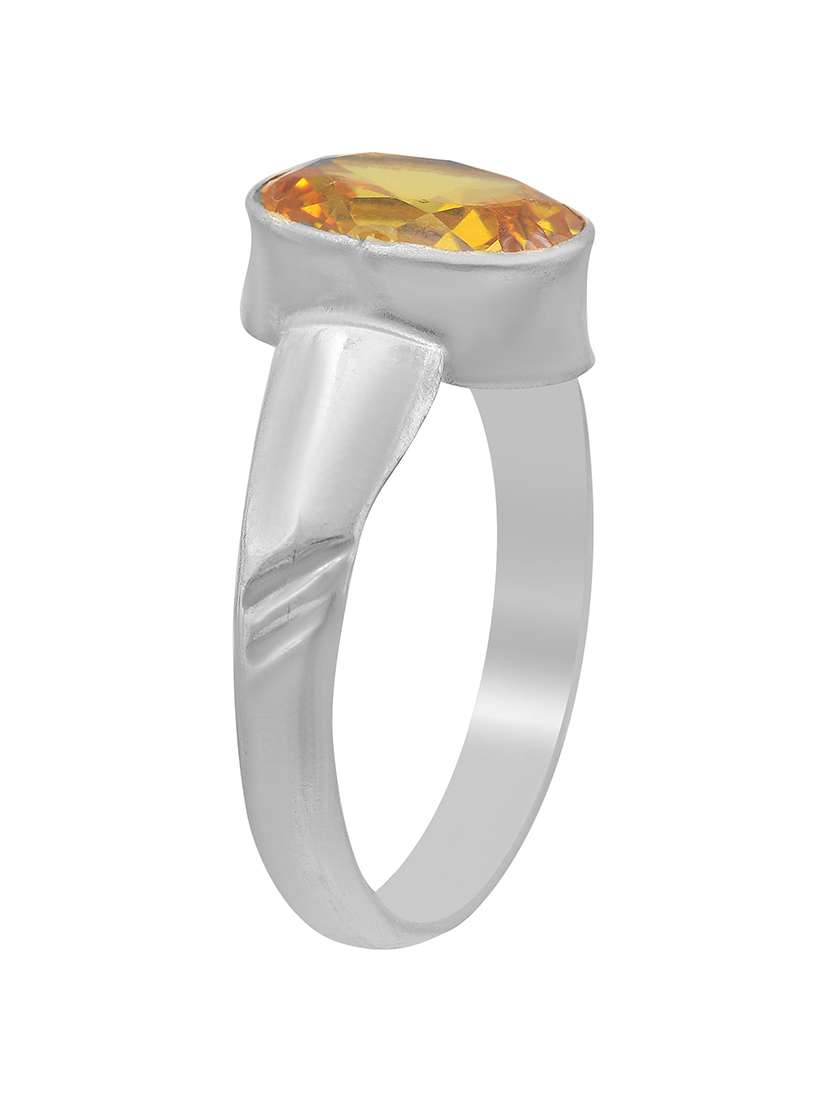 silver plated finger ring