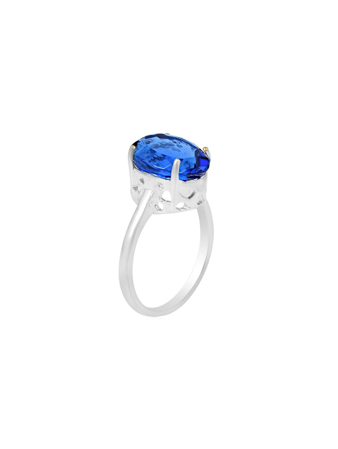 silver plated finger ring - 18573902 - Standard Image - 2