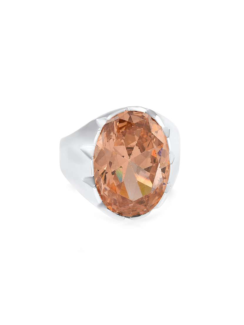 silver plated finger ring - 18573956 - Zoom Image - 0