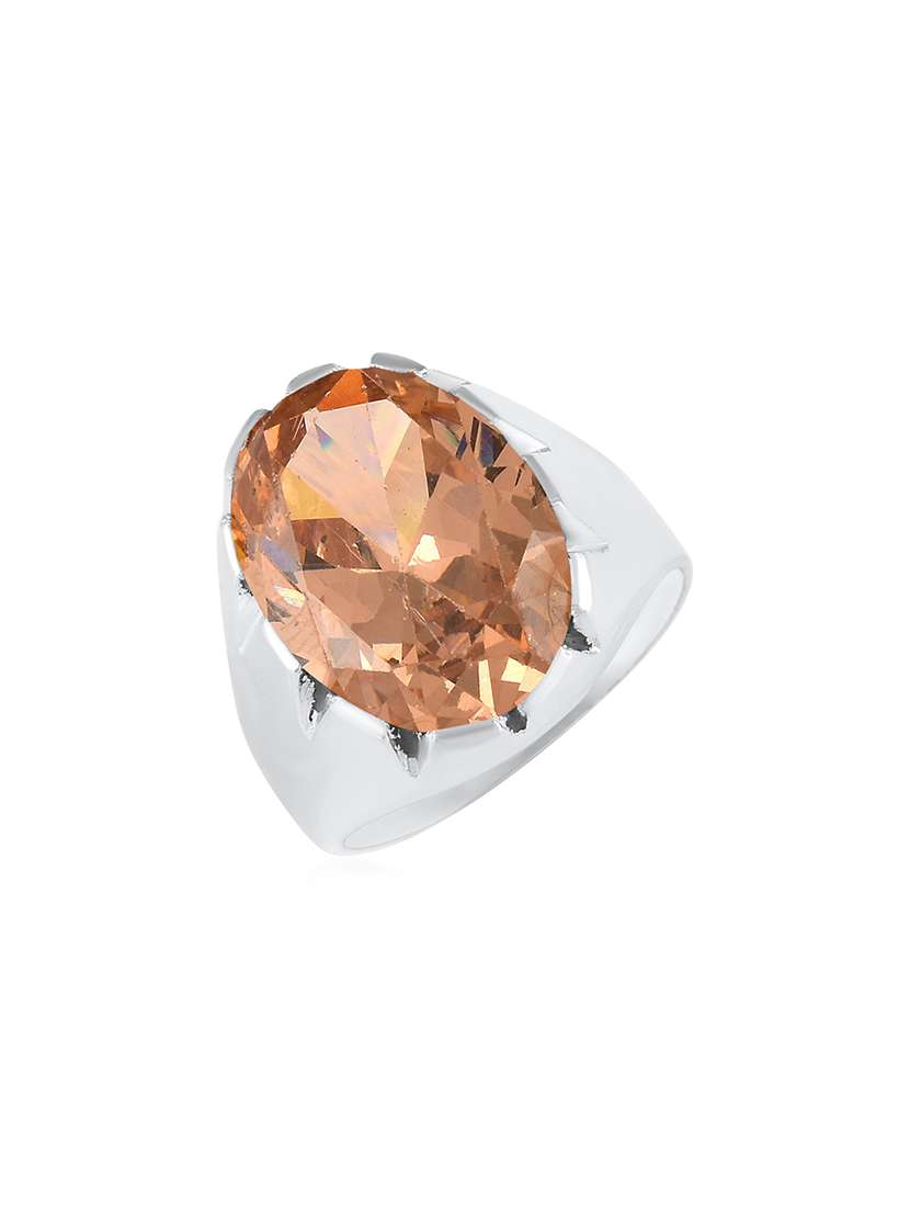 silver plated finger ring - 18573956 - Standard Image - 2