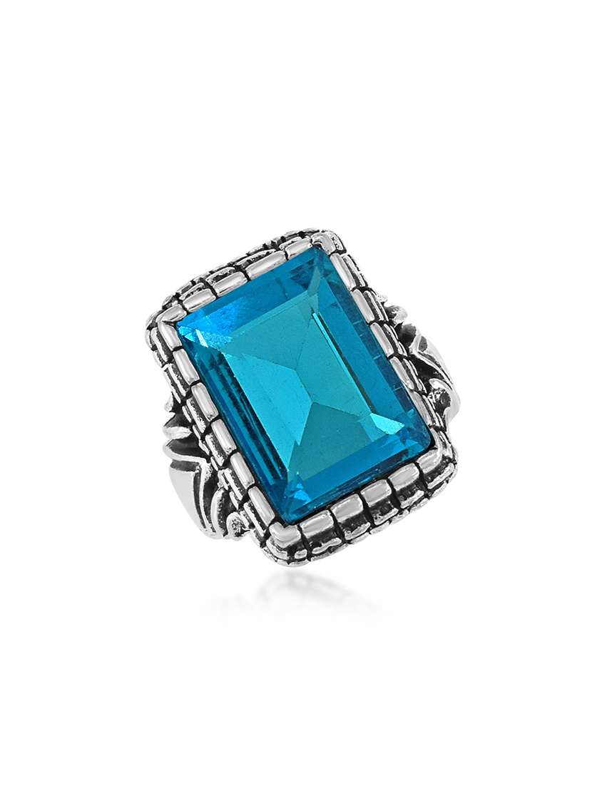 silver brass finger  ring