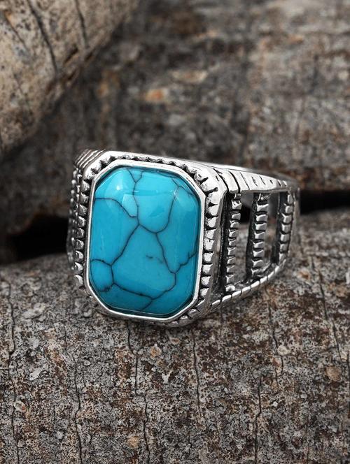 silver brass finger ring - 18573987 - Standard Image - 0