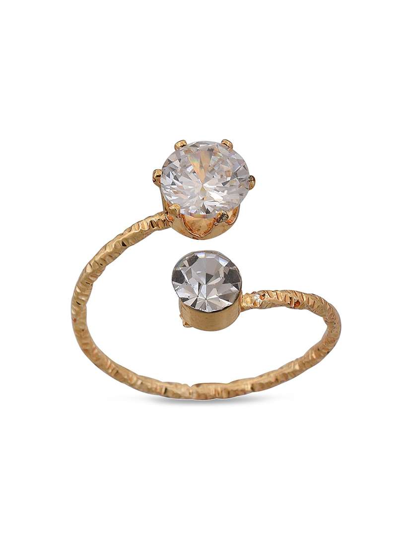 gold plated finger ring - 18573988 -  Standard Image - 2