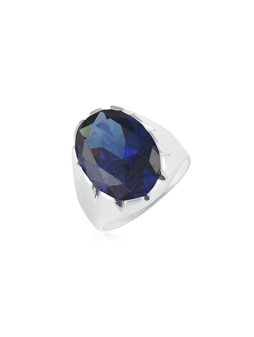 white plated finger ring - 18573991 -  Standard Image - 0