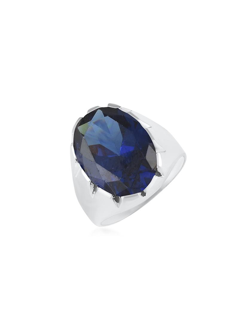 white plated finger ring - 18573991 -  Zoom Image - 0