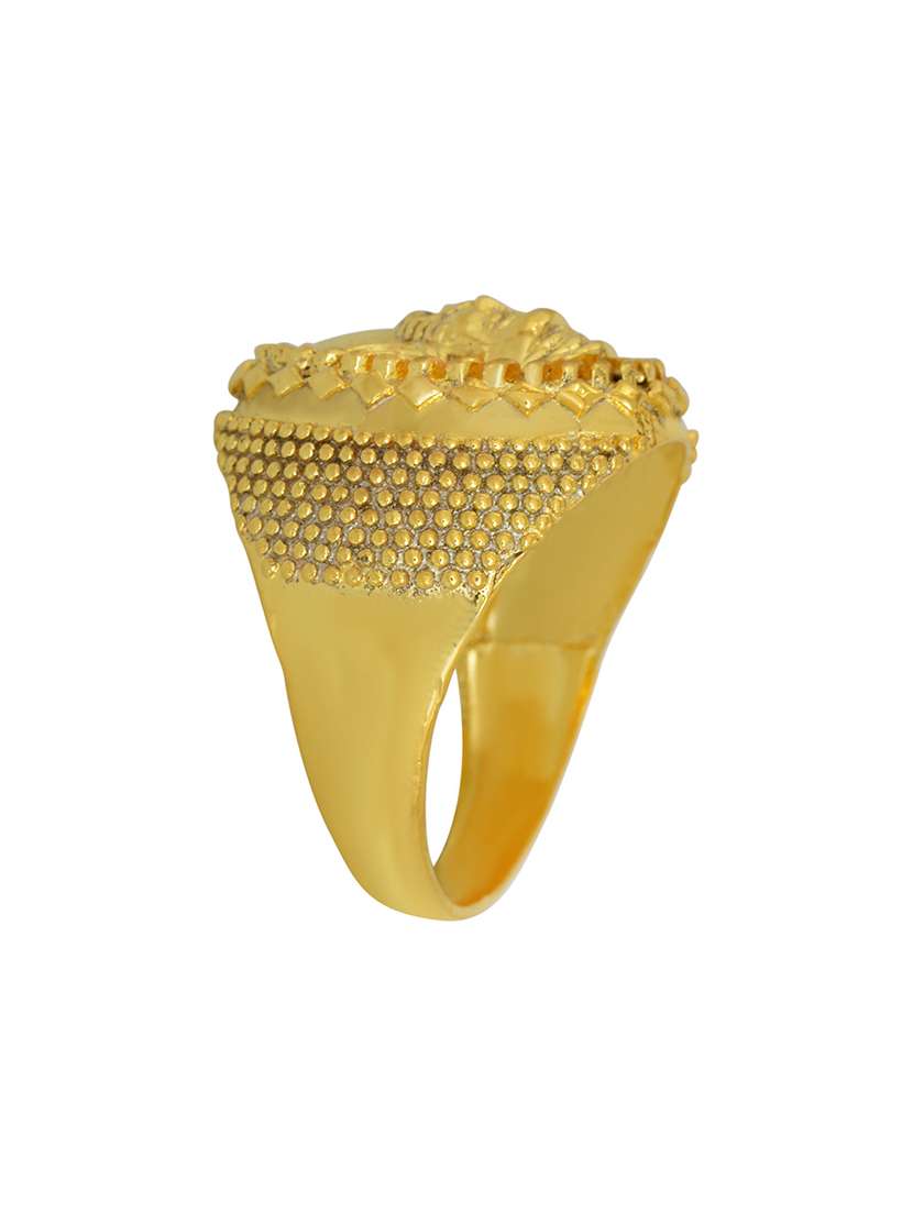 gold brass finger  ring - 18574003 -  Standard Image - 2