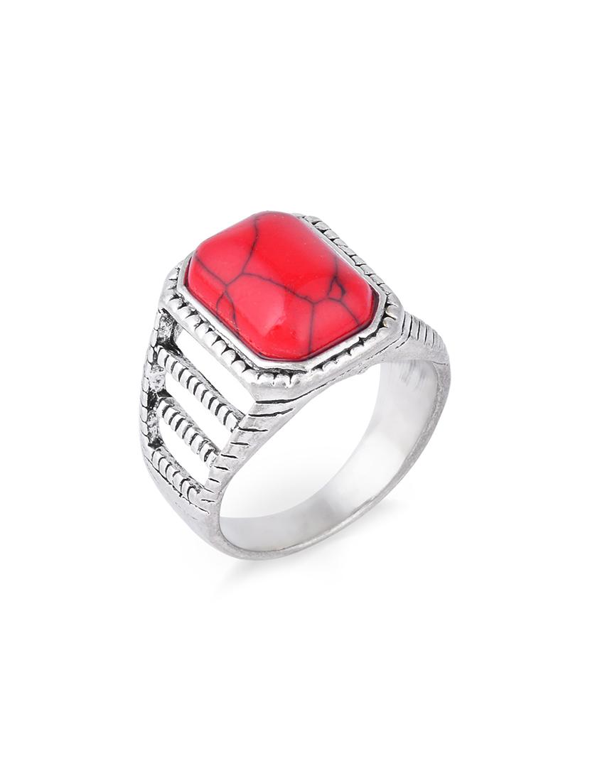 silver brass finger ring - 18574005 - Standard Image - 2