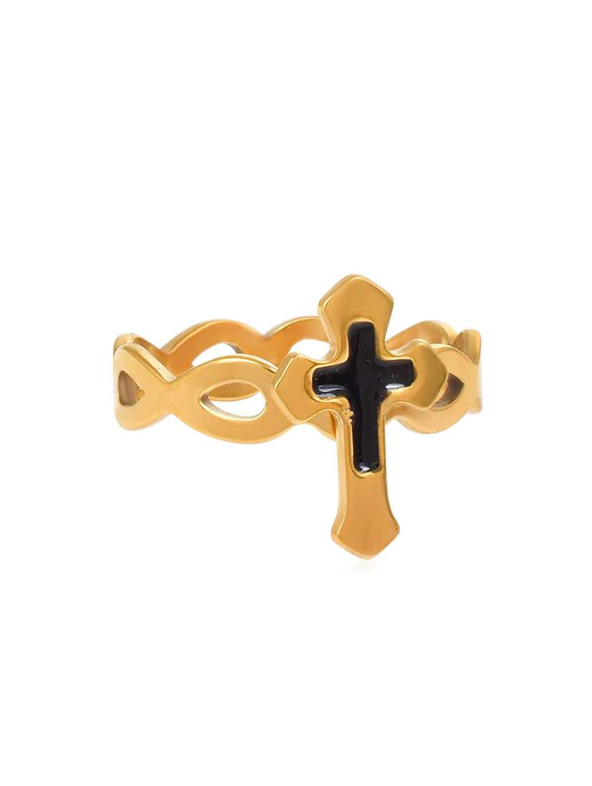 gold brass finger  ring