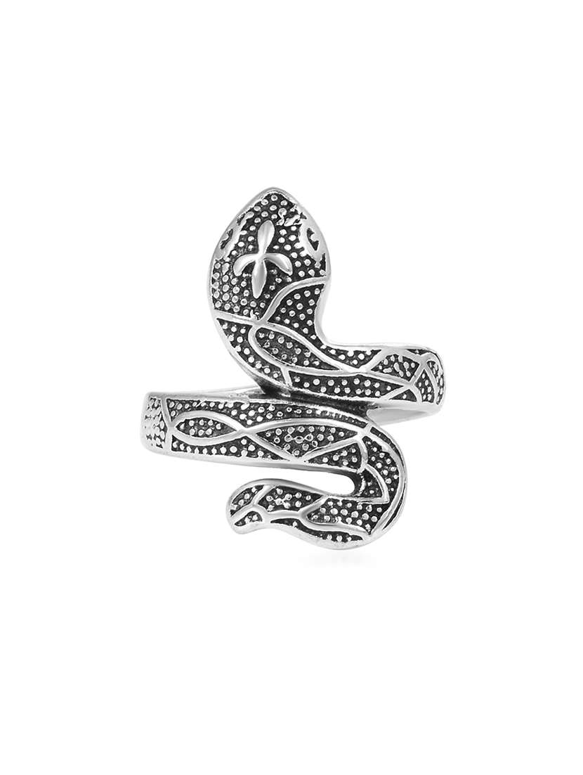 silver plated finger ring