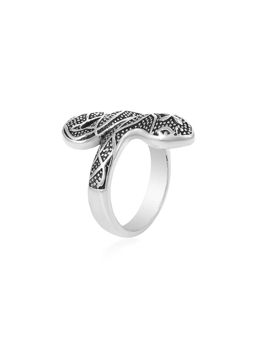 silver plated finger ring - 18574019 -  Standard Image - 2