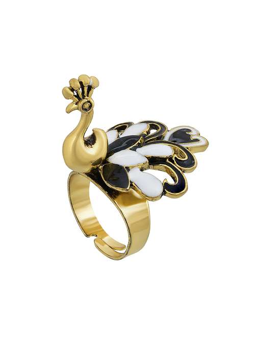 gold plated finger ring - 18574029 -  Standard Image - 0