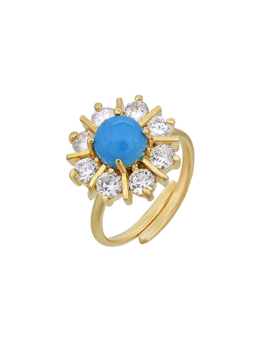 gold plated finger ring - 18574041 -  Standard Image - 2