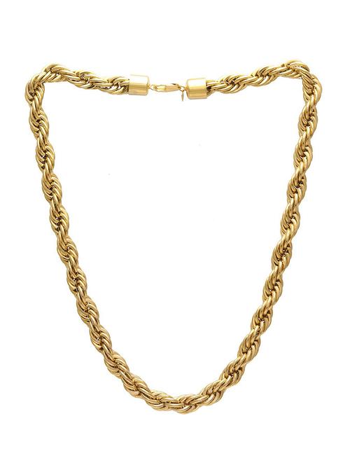 gold brass long necklace - 18574104 -  Standard Image - 0