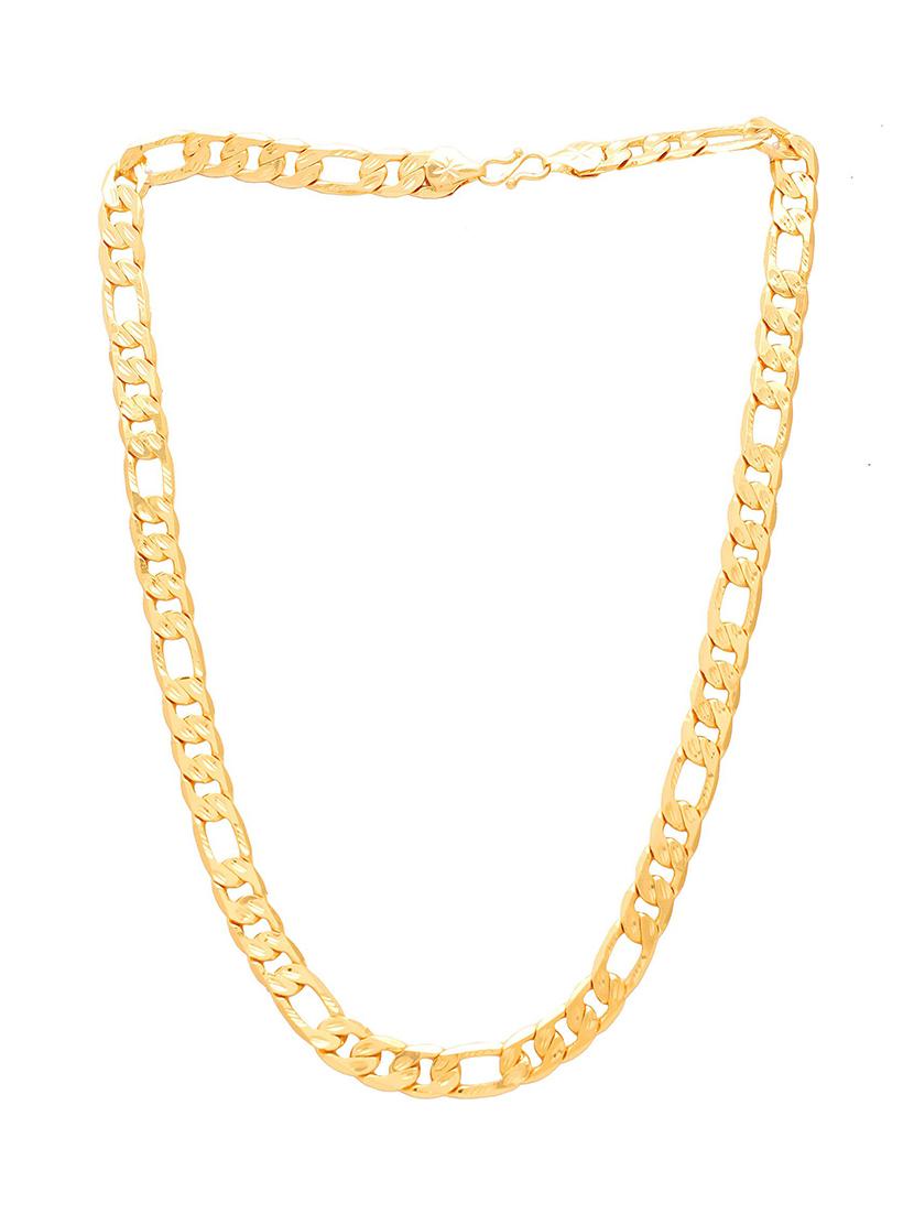 gold brass short necklace - 18574108 - Zoom Image - 0