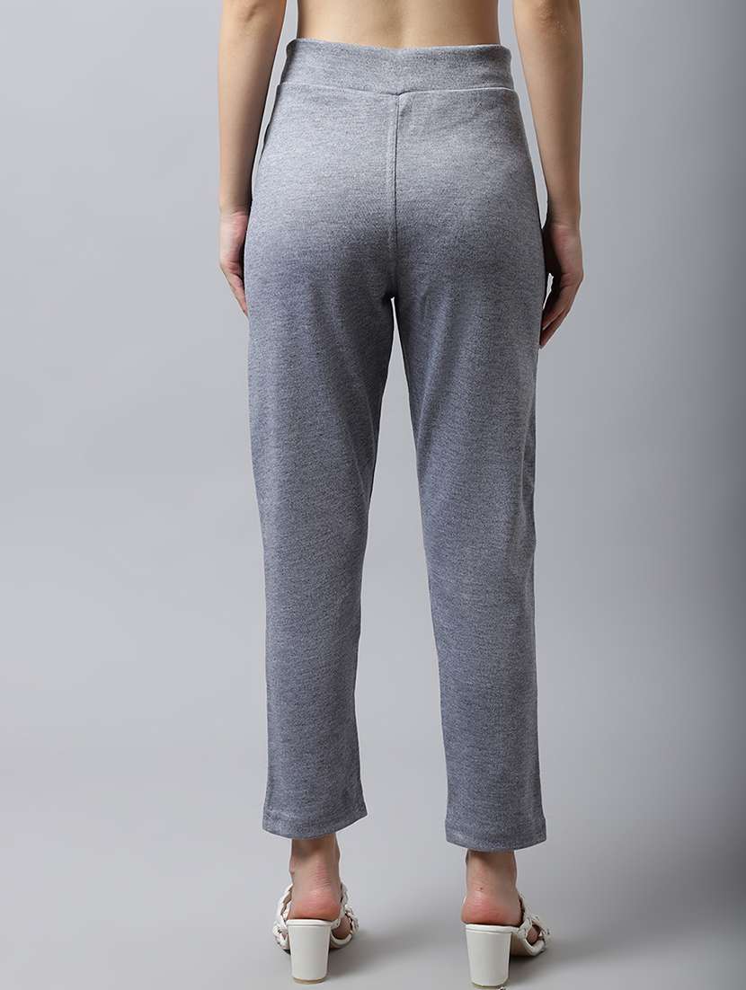 women solid ankle length pants - 18574910 -  Standard Image - 2