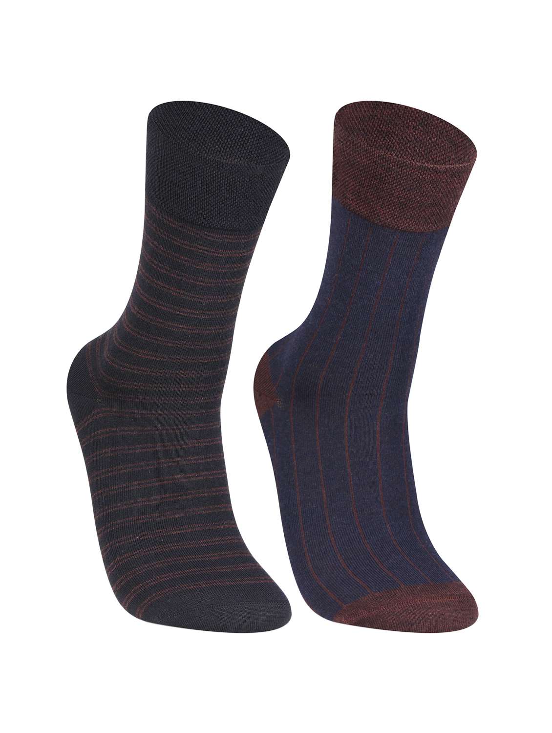 men pack of 2 printed full length socks 