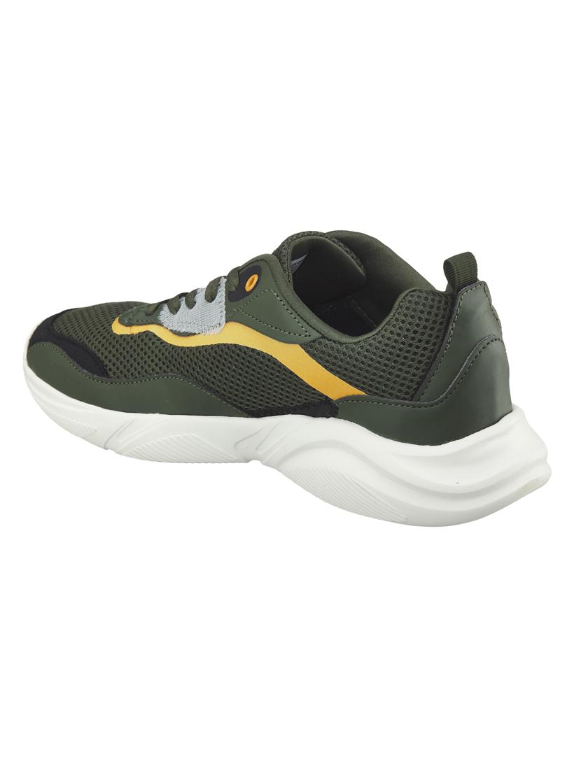 mens green lace up sport shoe - 18575190 - Standard Image - 2