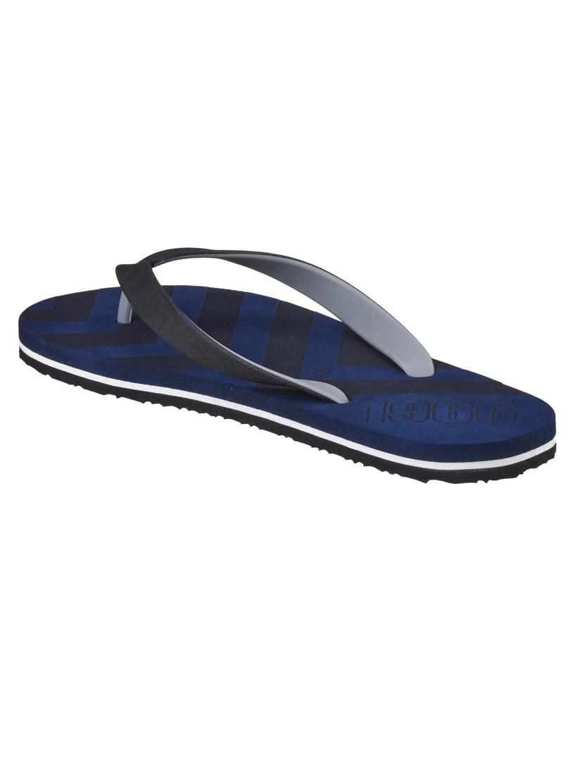 mens navy toe separator flip flop - 18575356 - Standard Image - 2