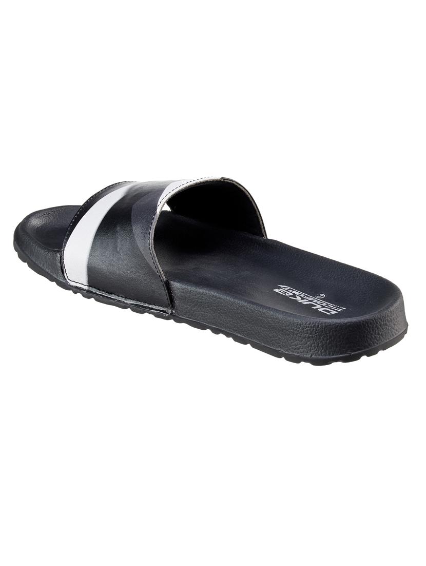 mens black slip on flip flop - 18575375 - Standard Image - 2
