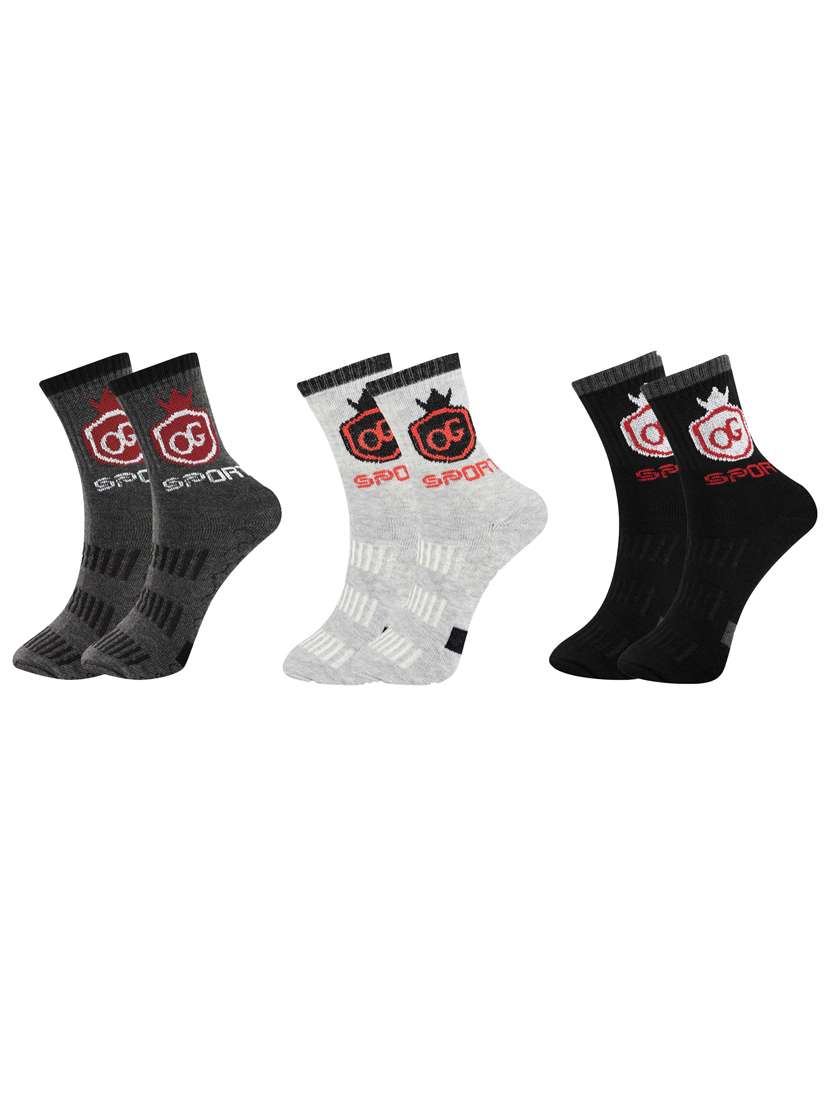 multi colored above ankle length socks combo