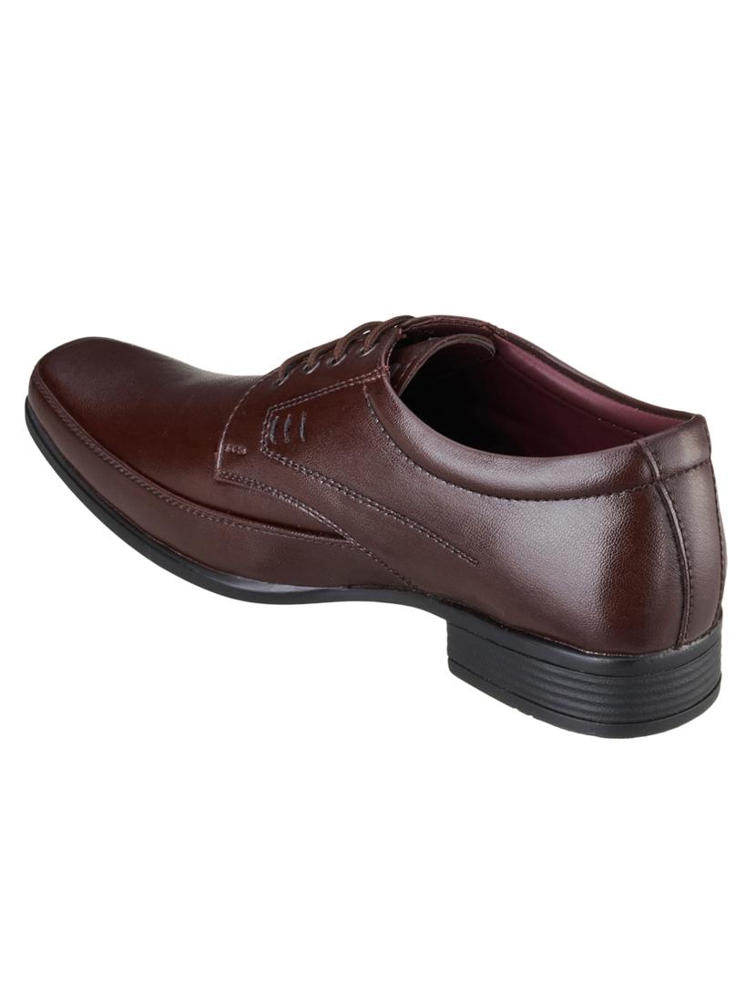 mens brown lace-up derby - 18577017 - Standard Image - 2