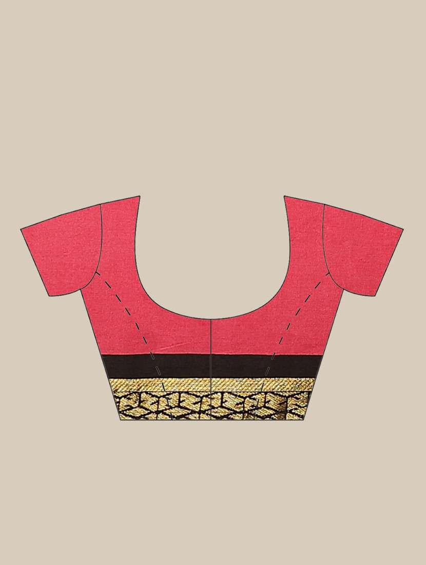 women's self design pink colored saree with blouse - 18577579 - Standard Image - 2