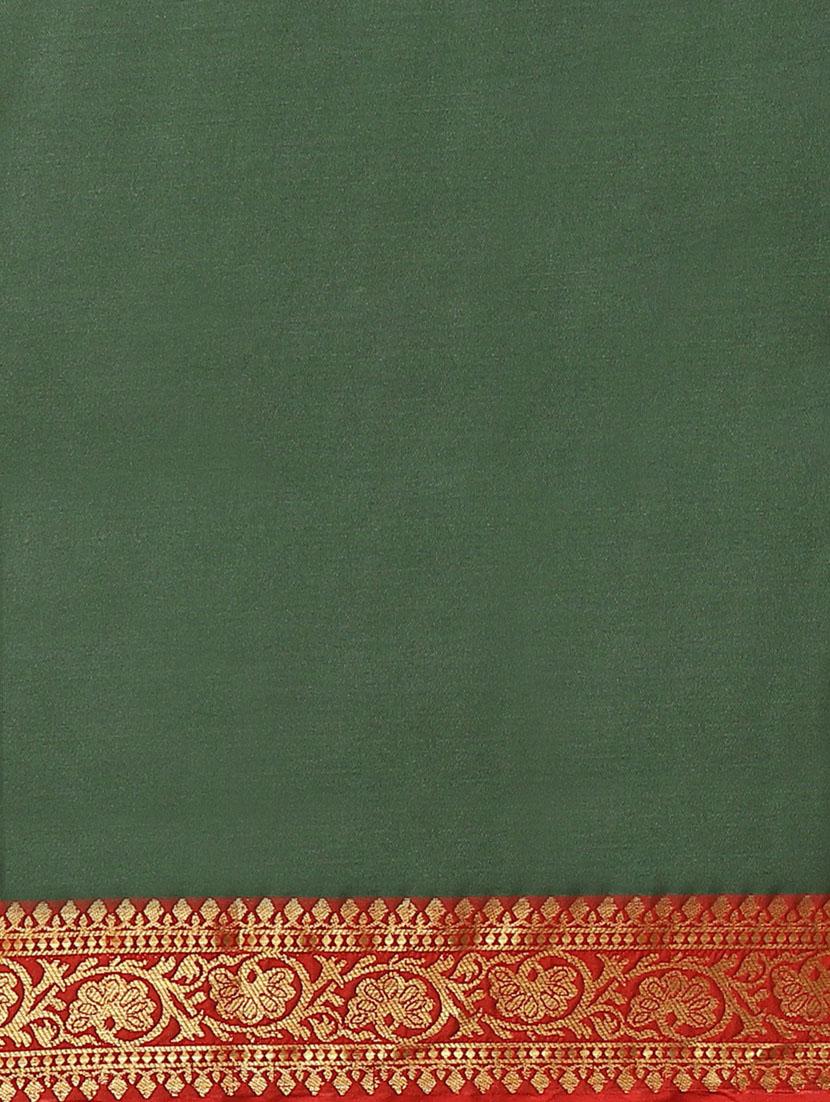 women's self design green colored saree - 18577604 - Standard Image - 2
