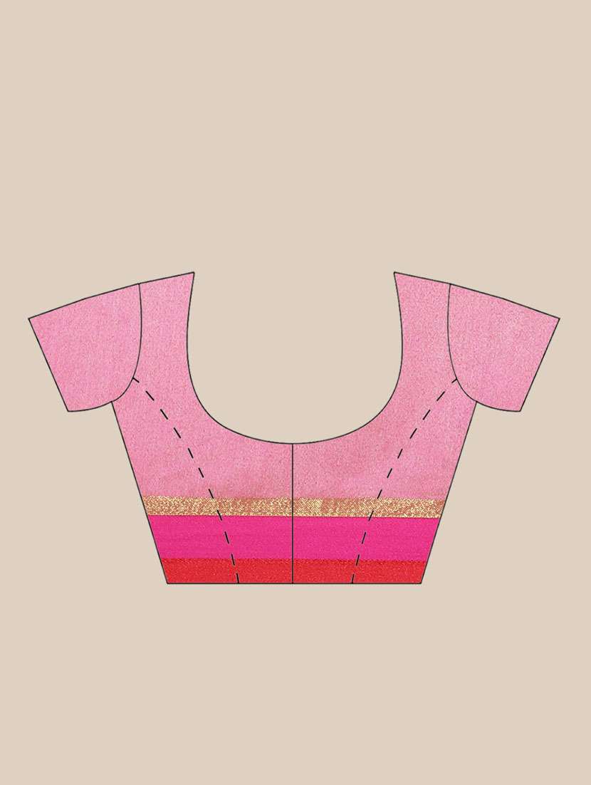 women's bordered royal blue colored saree with blouse - 18577654 -  Standard Image - 2