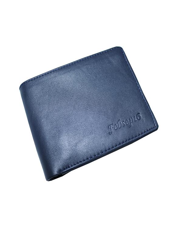 blue leather wallet - 18578639 - Standard Image - 2
