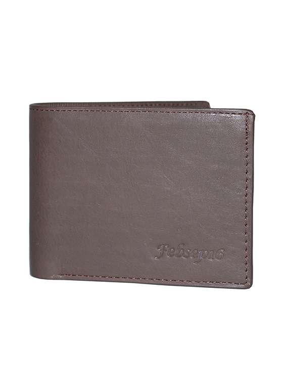 grey leather wallet