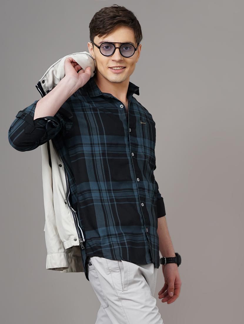 checkered casual shirt - 18578663 - Standard Image - 2