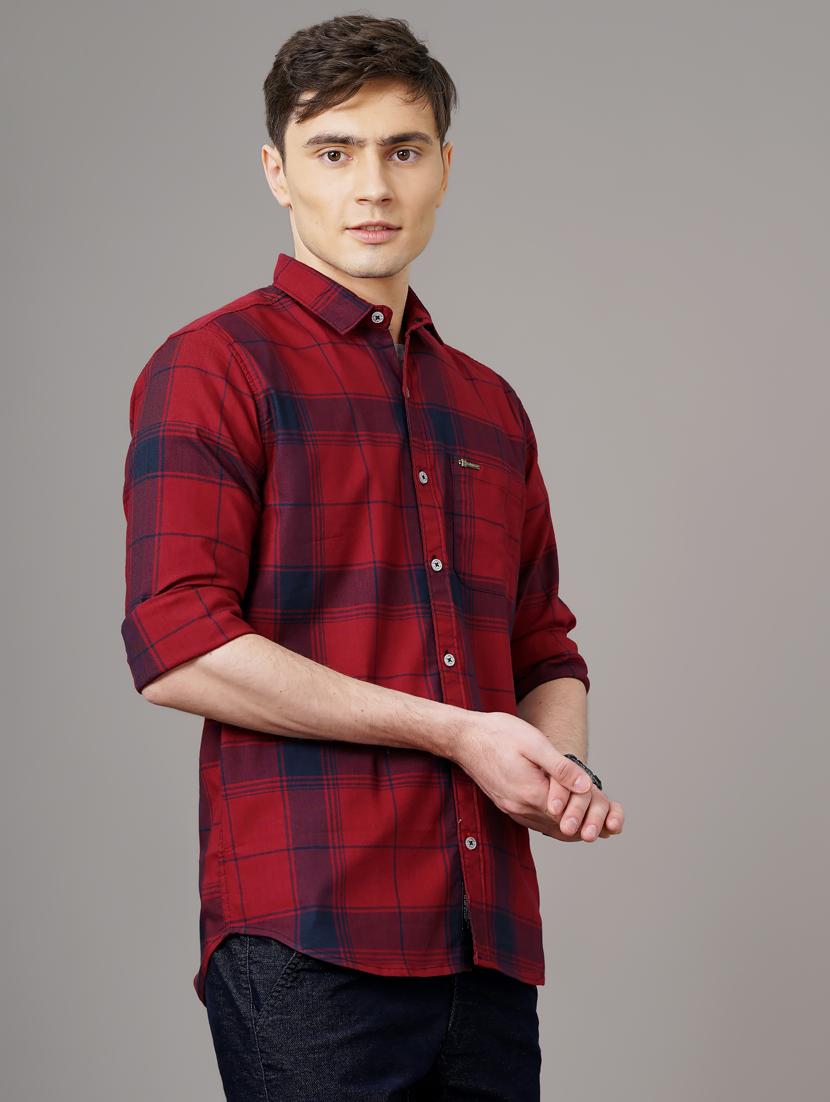 checkered casual shirt - 18578666 - Standard Image - 2