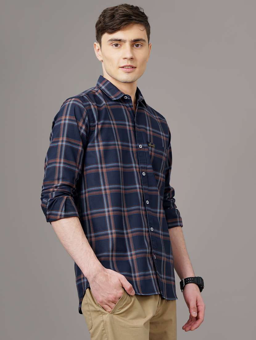 checkered casual shirt - 18578672 - Standard Image - 2