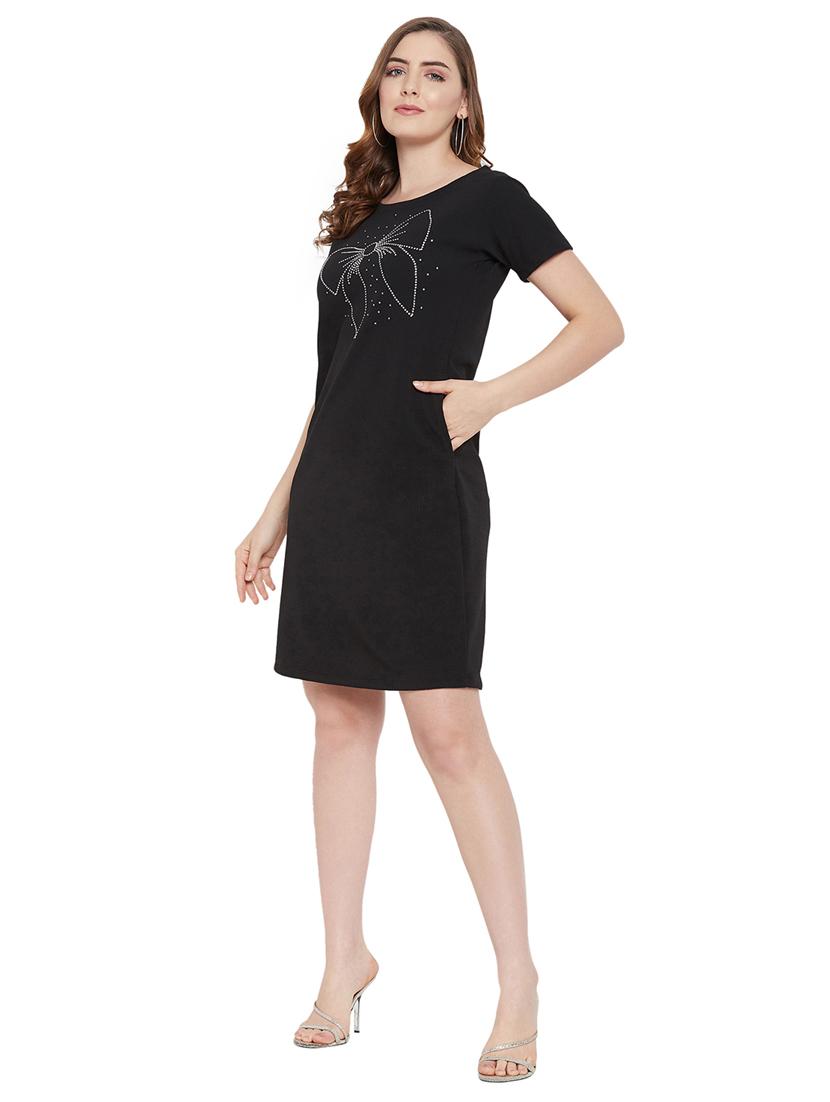 women's shift mini dress - 18579254 - Standard Image - 2