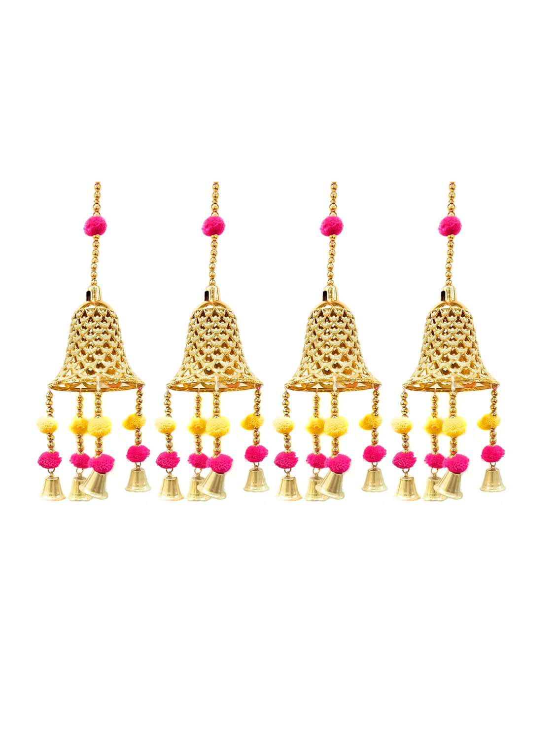 golden bell toran hanging for diwali decoration