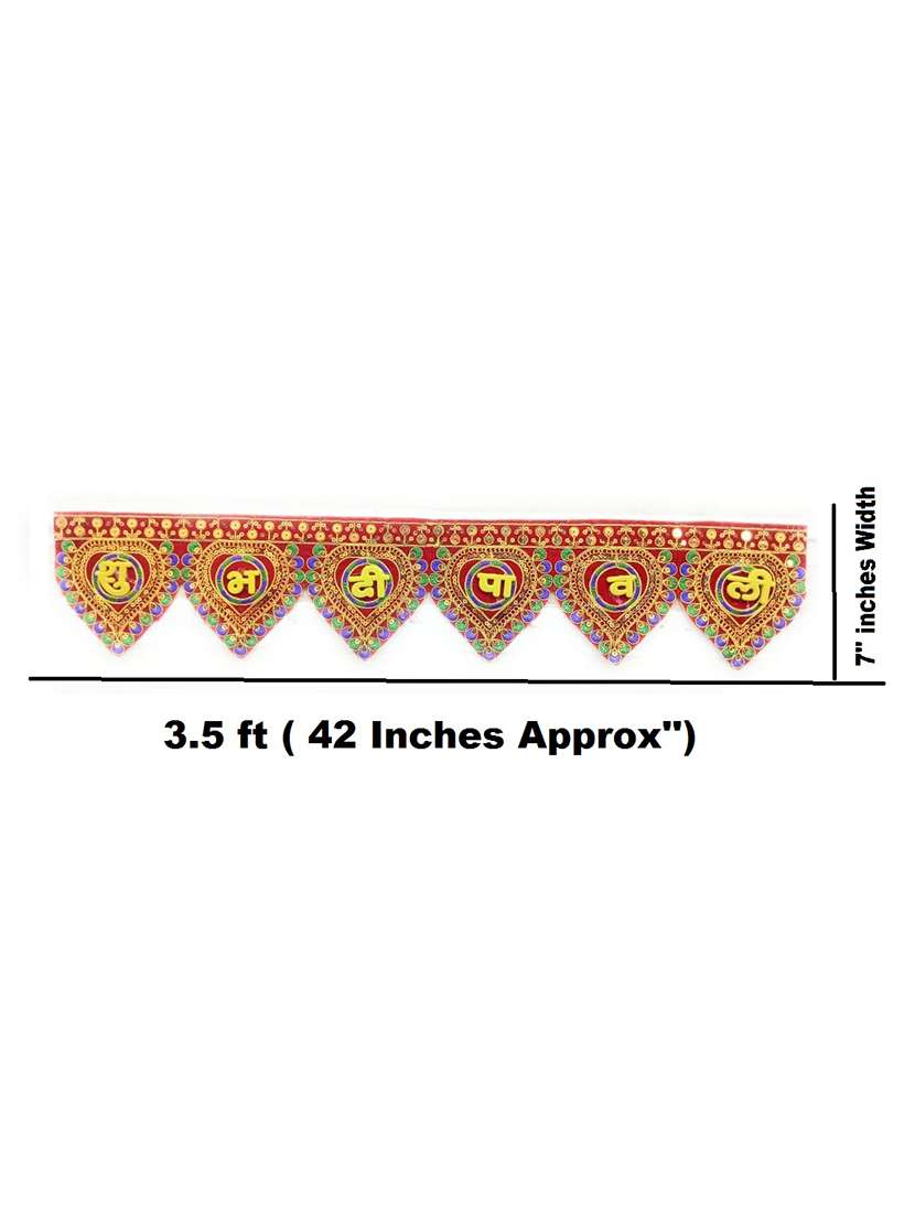 shubh deepawali toran hanging for diwali decoration - 18582209 -  Standard Image - 2