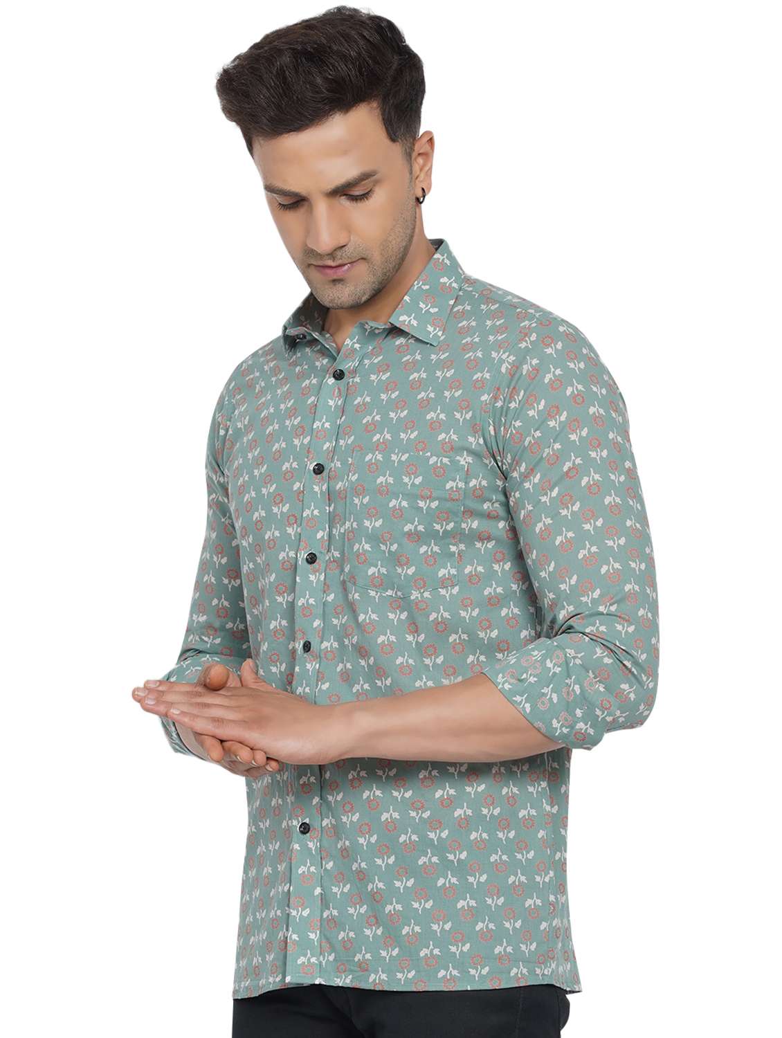mens florals casual shirt - 18582726 -  Standard Image - 2